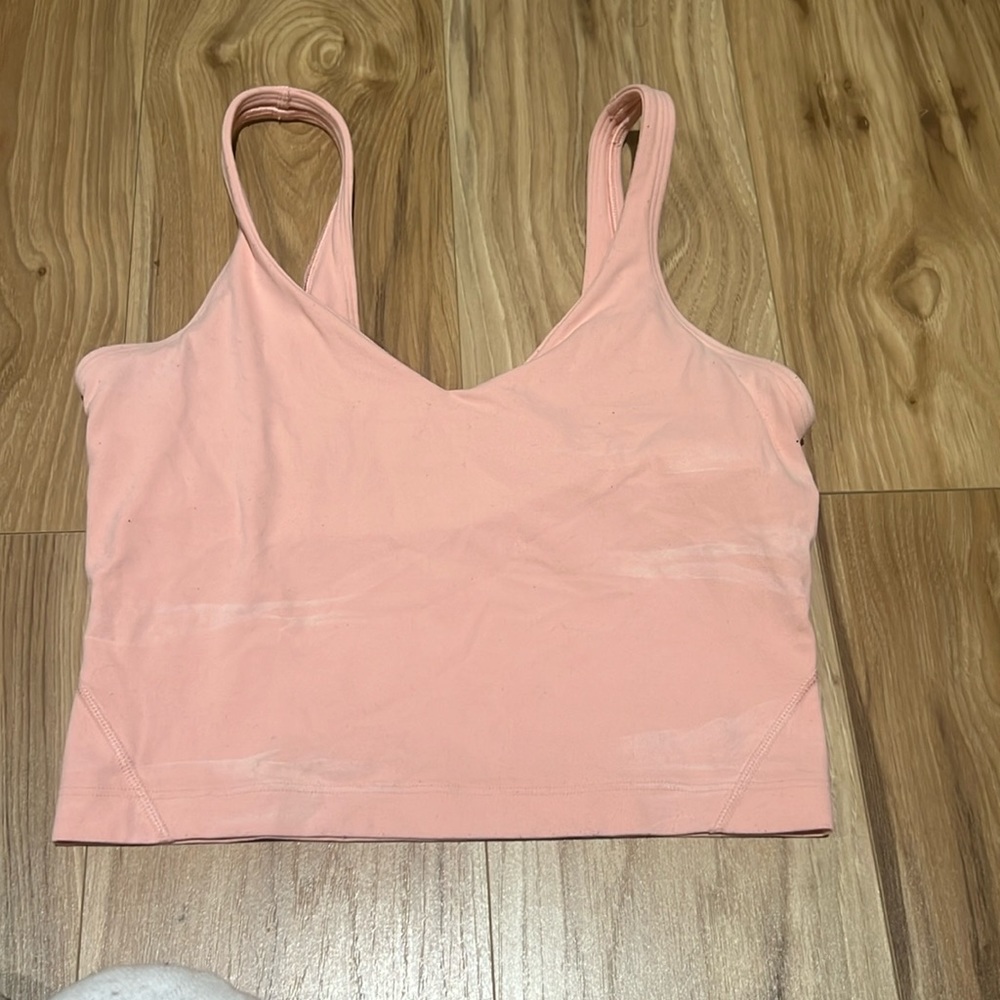 Light pink Lulu lemon align tank